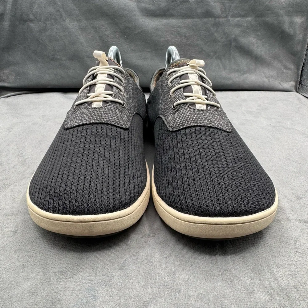OluKai Nohea Moku Men’s‎ Size 9 Blue Gray No-Tie Boat Shoes Sneakers - Picture 9 of 14